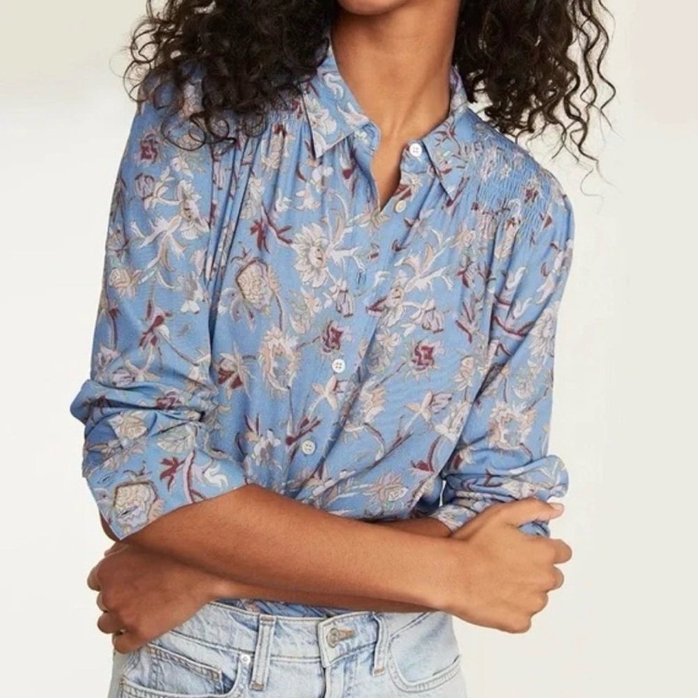 Veronica Beard Dazed Cornflower Shirt 12